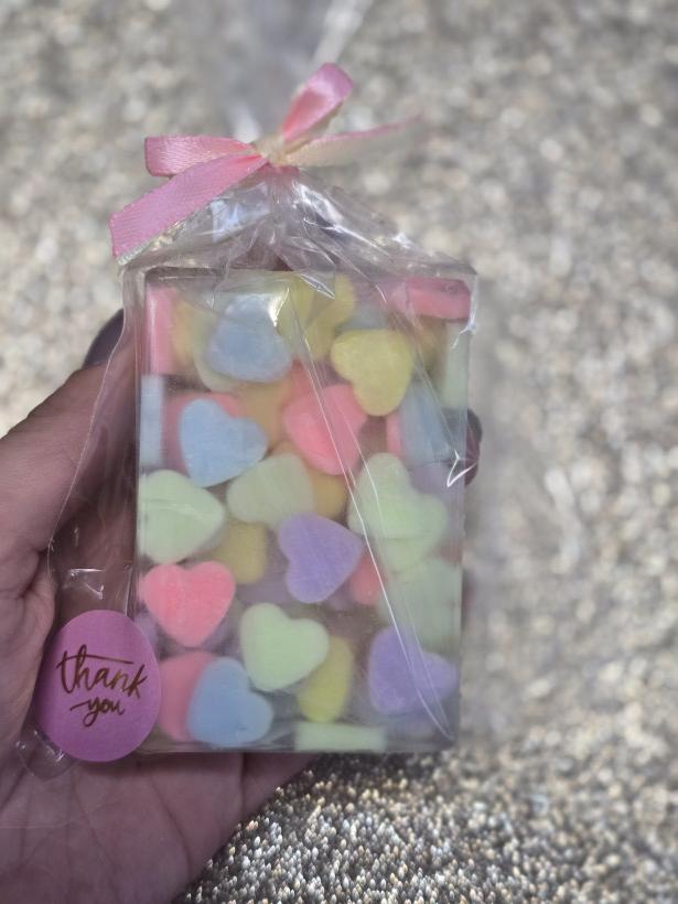 Mydło serca pastelowe