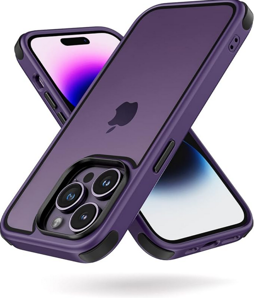 MobNano Kompatybilne z iPhone 14 Pro 5G, ultracienkie hybrydowe etui / powystawowy