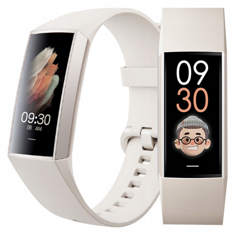 Smartwatch Active Band C80 MĘSKI POŁĄCZENIA DLA KOBIETY SMART beżowy / powystawowy
