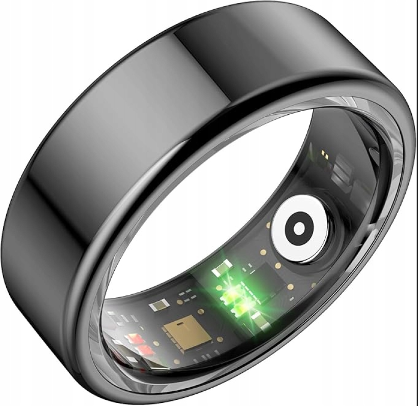 SMARTRING 18.1MM SMART RING ROZ. 8 IP68 MONITOR SNU CZARNY / powystawowy