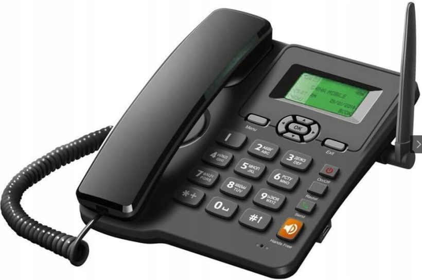 Telefon stacjonarny GSM 850/900/1800/1900MHz Bezprzewodowy z anteną / powystawowy