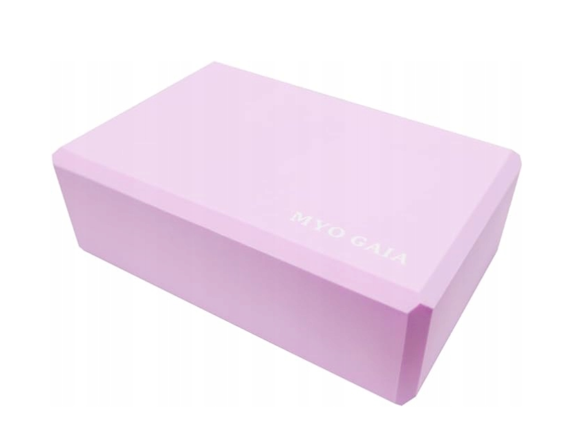 Blok do jogi MYO GAIA wsparcie, miękkość, antypoślizgowa powierzchnia.