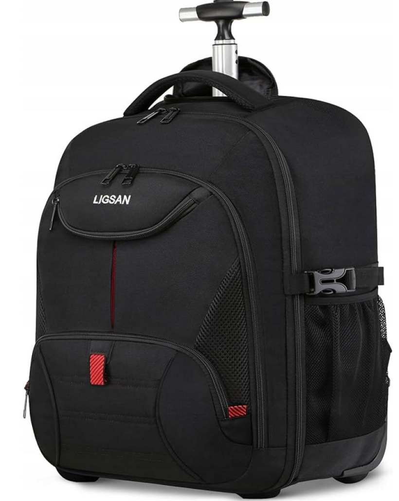 Plecak podróżny na kółkach 2w1 Duży 45l Wodoodporna Walizka Torba / powystawowy