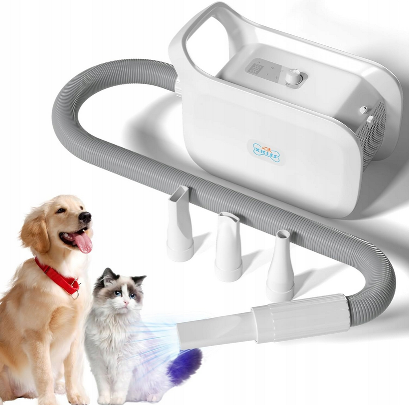 SUSZARKA DLA PSÓW KOTÓW SALON GROOMERSKI MOCNY NADMUCH REGULACJA XKISS