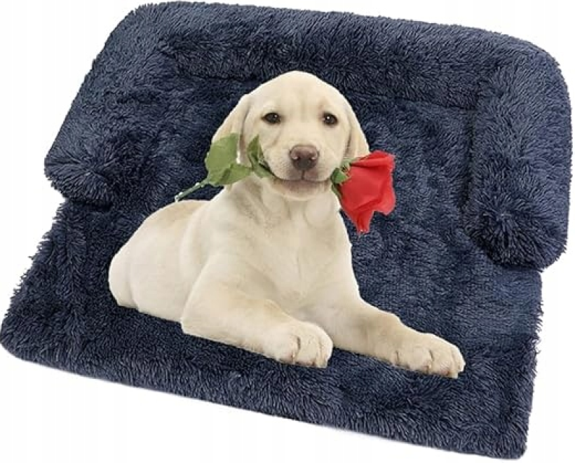 Pluszowa Mata Ochronna dla Psa i Kota Puszysty Koc Legowisko na Kanapę