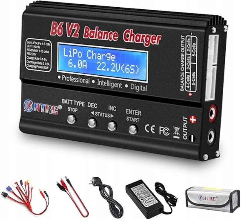 Ładowarka akumulatorów RC Haisito Balance 80W 6A