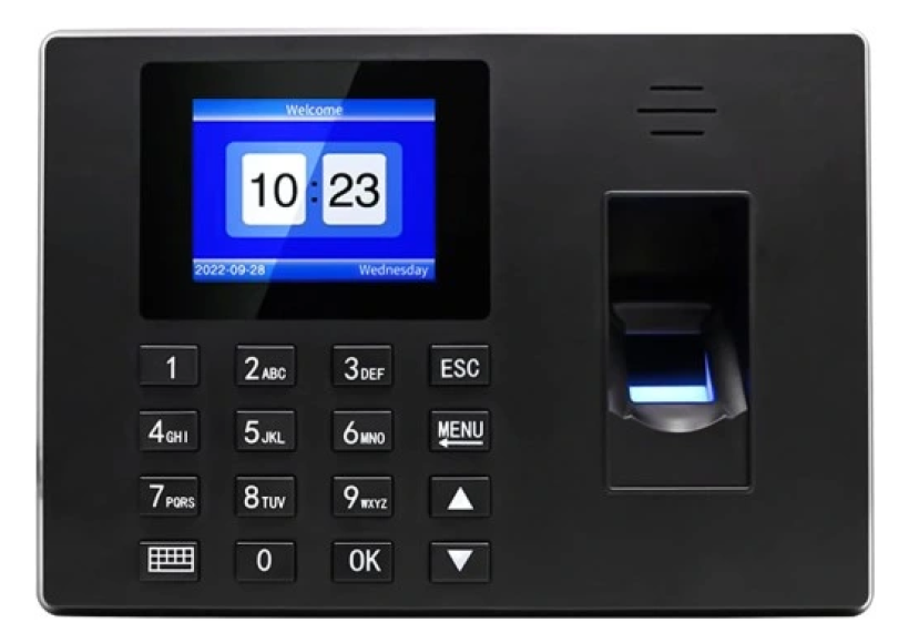 Rejestracja czasu pracy Czytnik linii papilarnych Rejestrator czasu