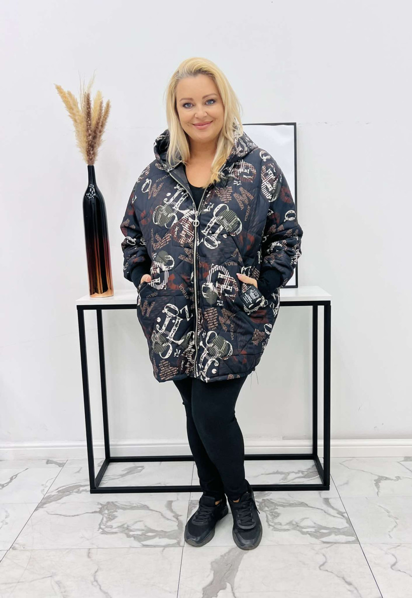 Kurtka przejściowa Plus Size CRAZY