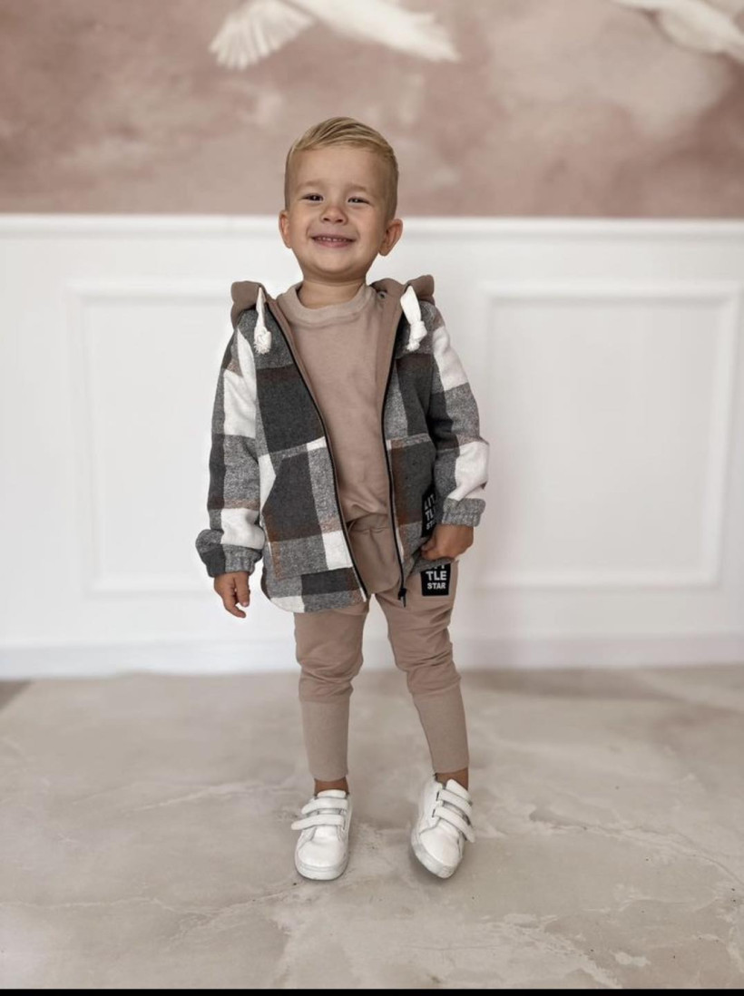 Kurtko-bluza krata Little Star