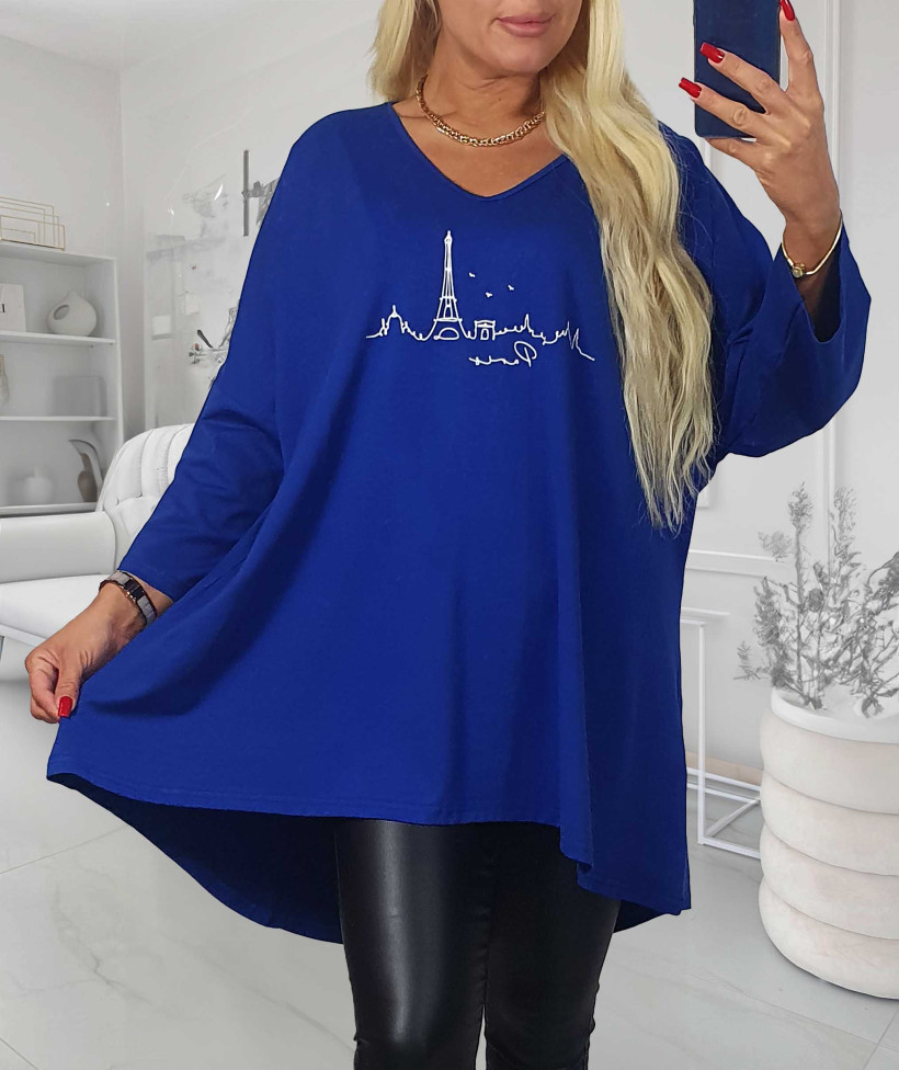 Bawełniana Tunika Plus Size  PARIS - chaber