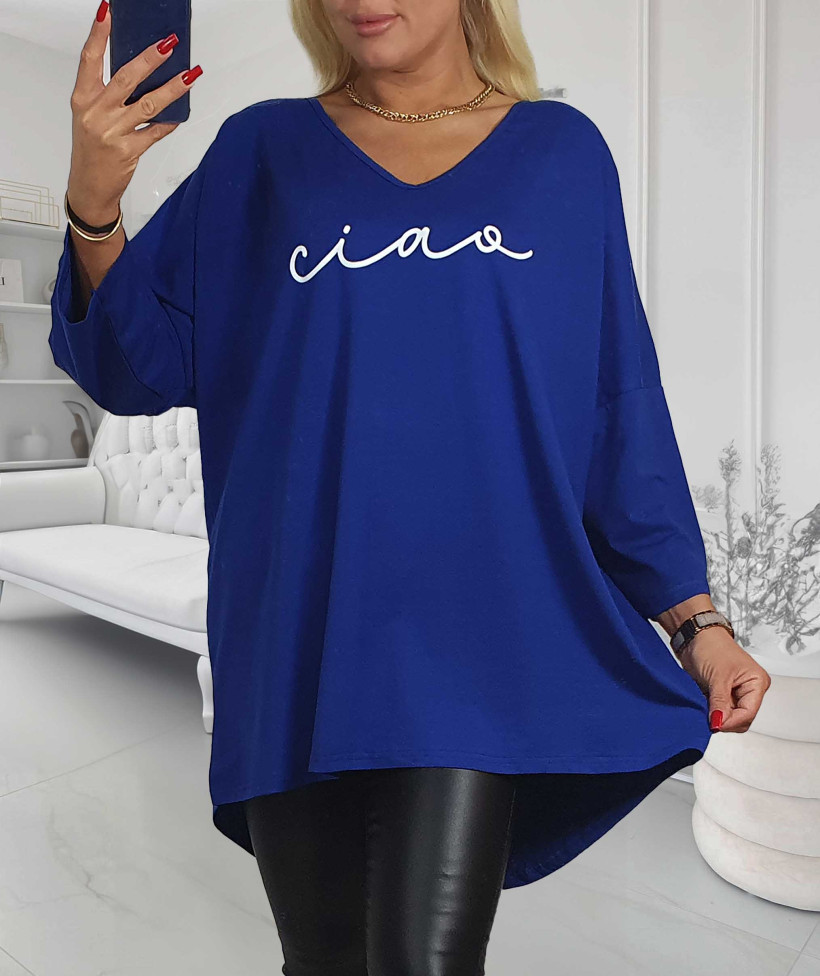 Bawełniana Tunika Plus Size  CIAO - chaber