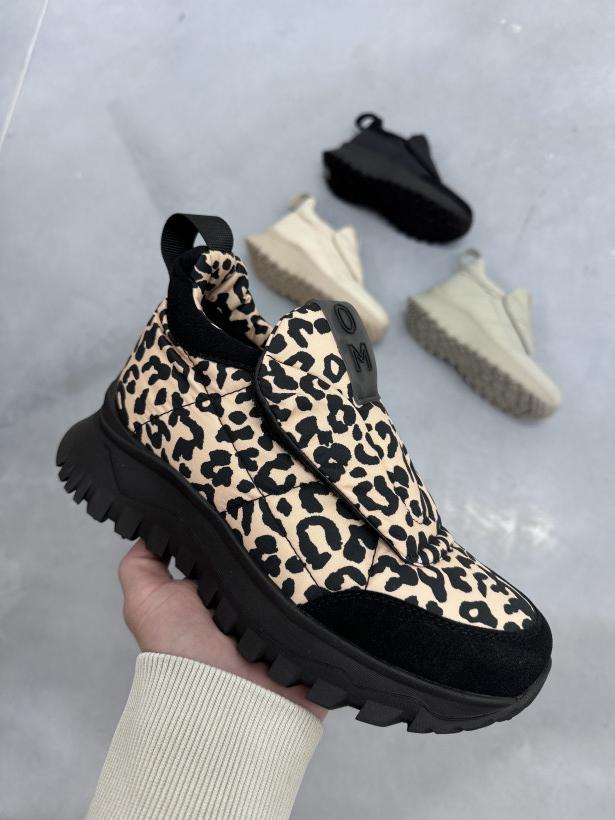 Sneakersy Ocieplane Wodoodporne dodatek Skóra Naturalna