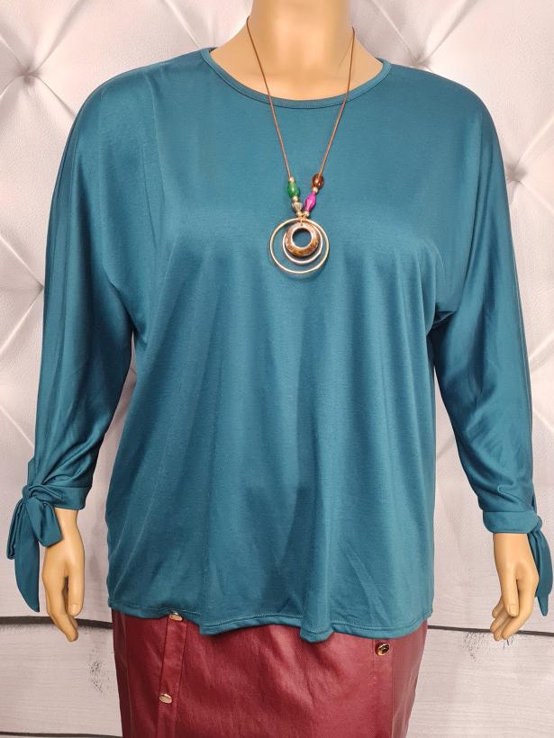 Tunika Plus Size  KOKARDKI - morski