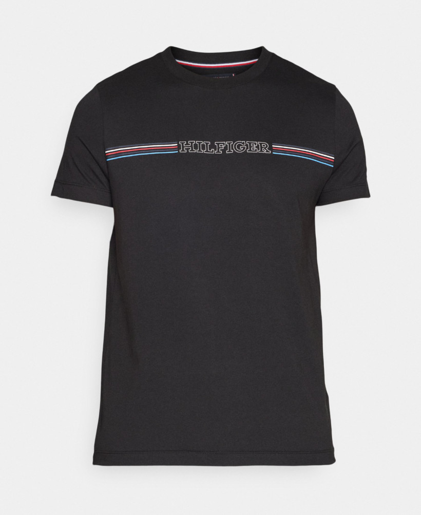 T-shirt Tommy Hilfiger czarny MW0MW34428 BDS