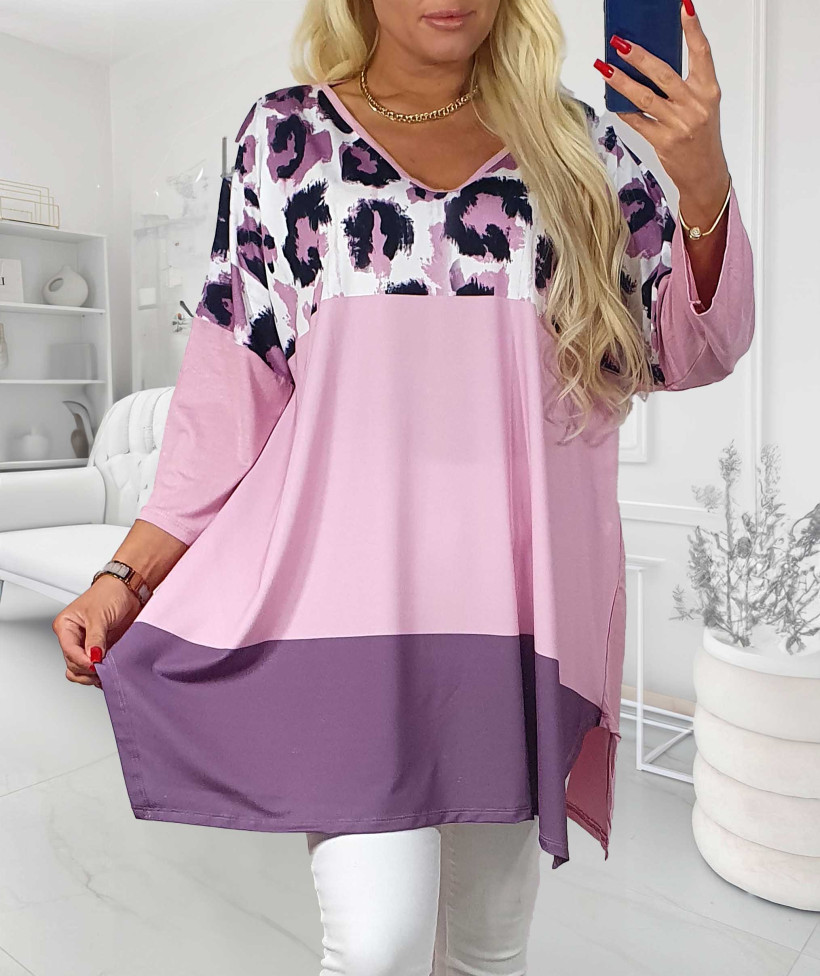 Tunika Plus Size NINA ROSA PANTERA