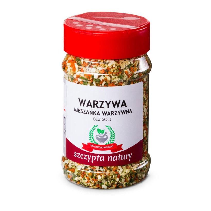 WARZYWA SUSZONE GRYS DROBNE BEZ SOLI - Słoik 150 g