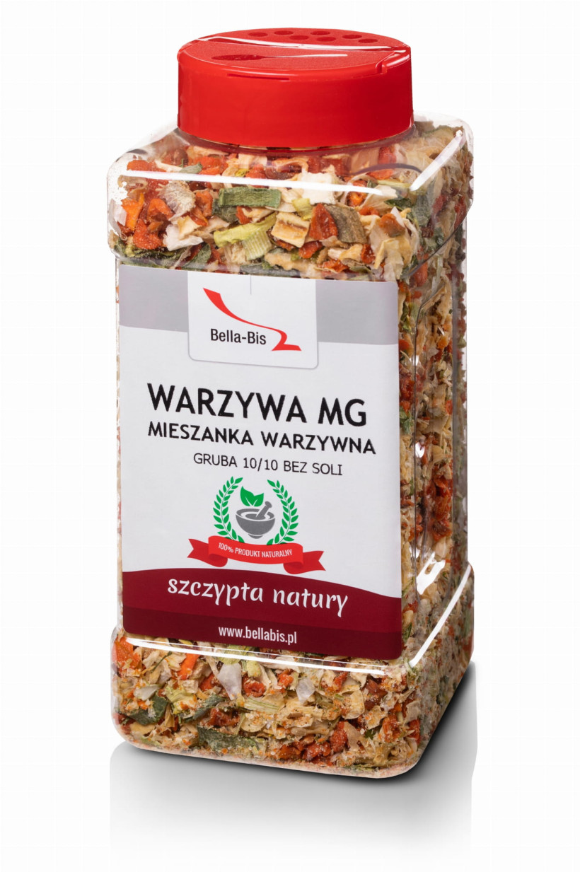 WARZYWA SUSZONE GRUBE BEZ SOLI - Słoik 270 g