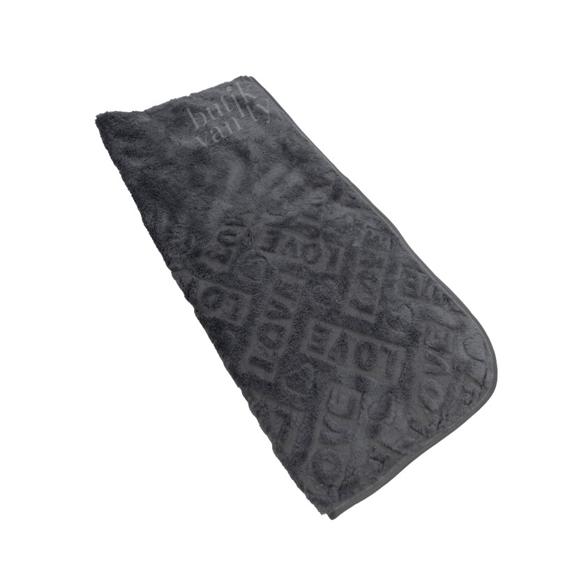 RĘCZNIK MNIEJSZY LOVE POPIEL 50X100 1441