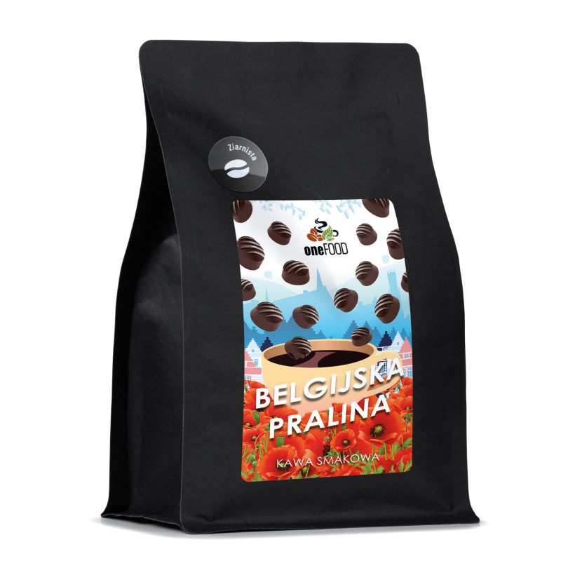 KAWA BELGIJSKA PRALINA - 250 g ziarno