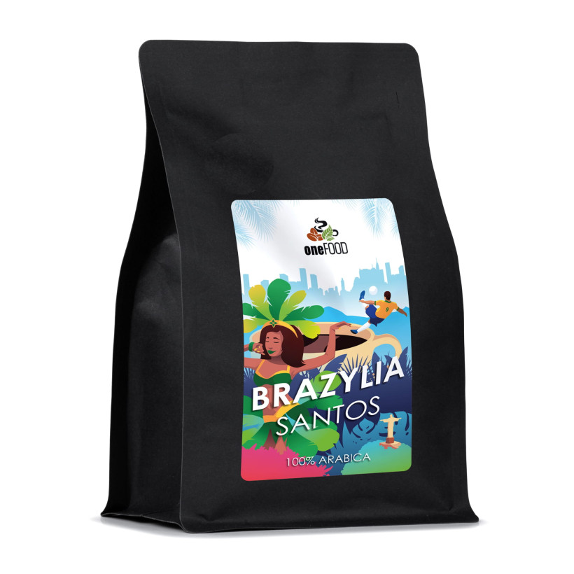 KAWA BRAZYLIA SANTOS 17/18 - 250 g mielona