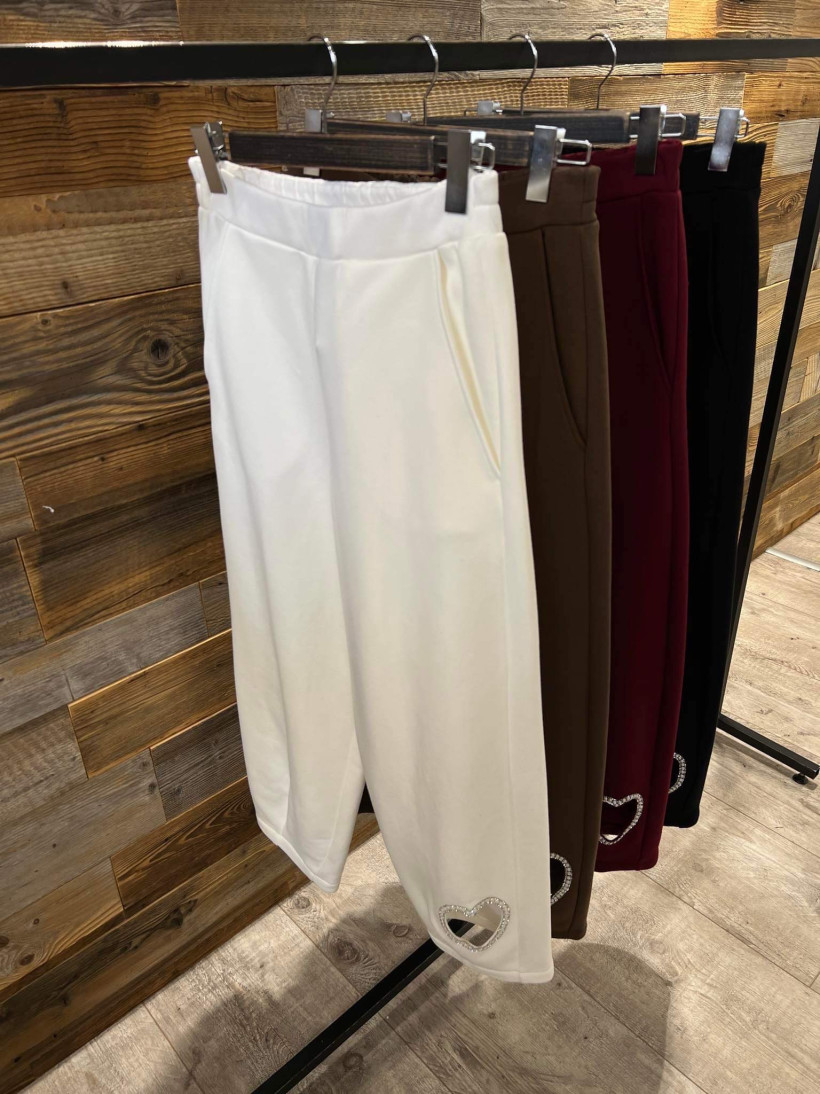 By o la la..! spodnie dresowe z sercem