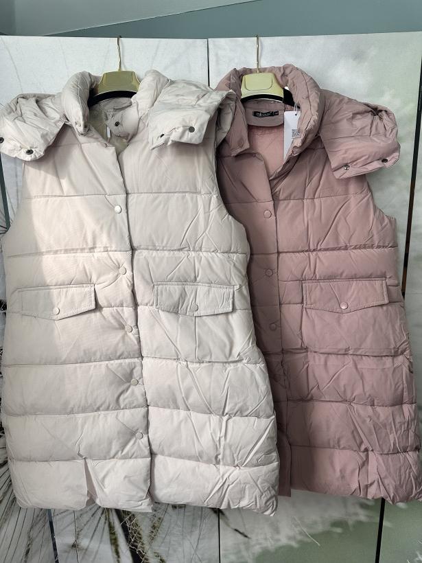 Bezrękawnik długi z kapturem