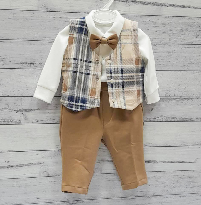 Komplet kamizelka+body+spodnie