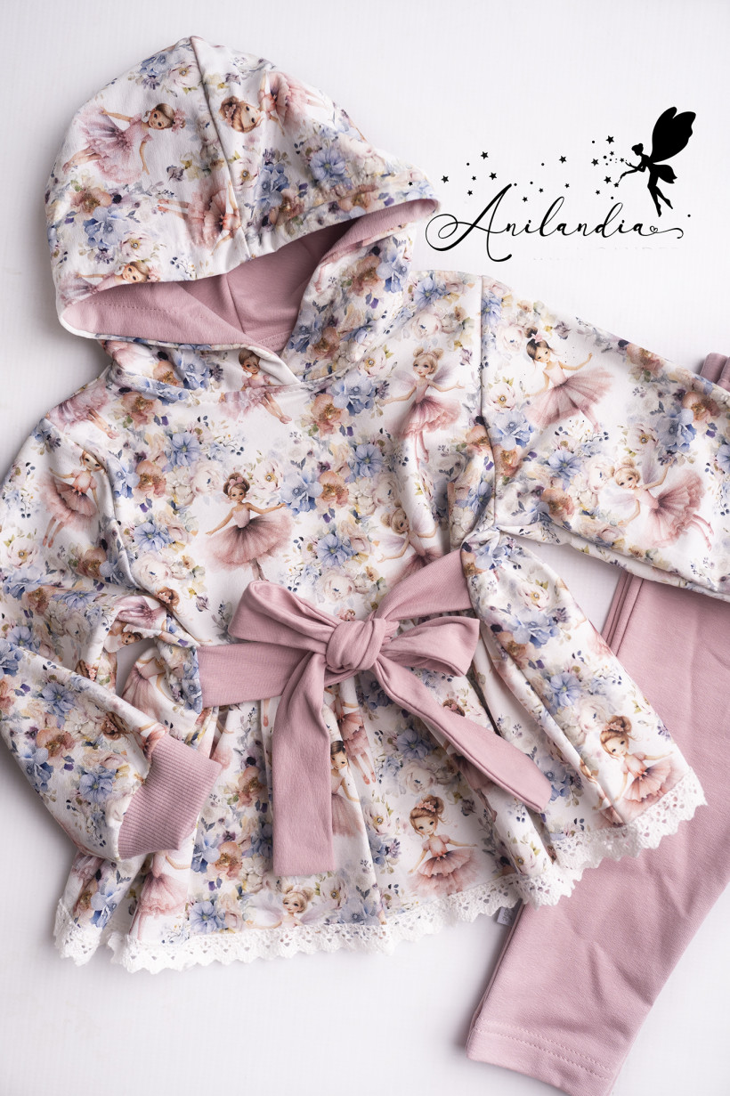 Dres pastelowe baletnice Le Bebe