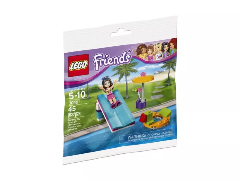 C62 LEGO 30401 Friends Pool Foam Slide Klocki