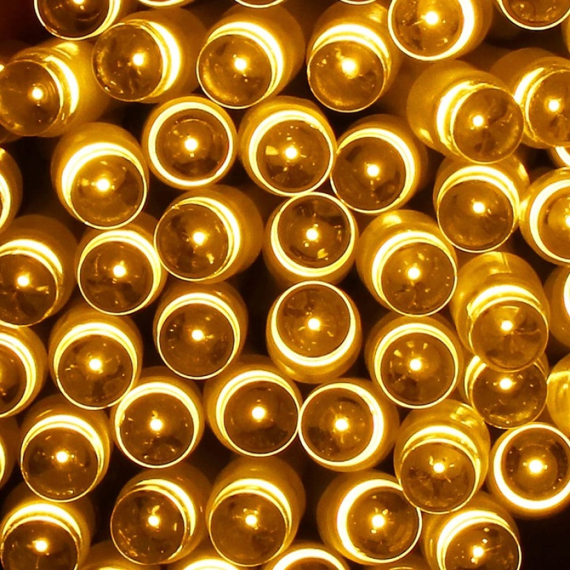 Lampki choinkowe 300LED przezroczysty kabel wew.