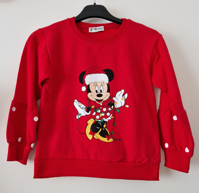 Bluza świąteczna z myszką MINI