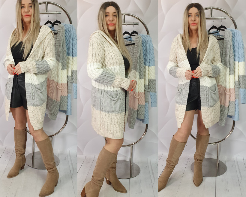 kardigan SHABBA 28771 SWH %PRZECENA