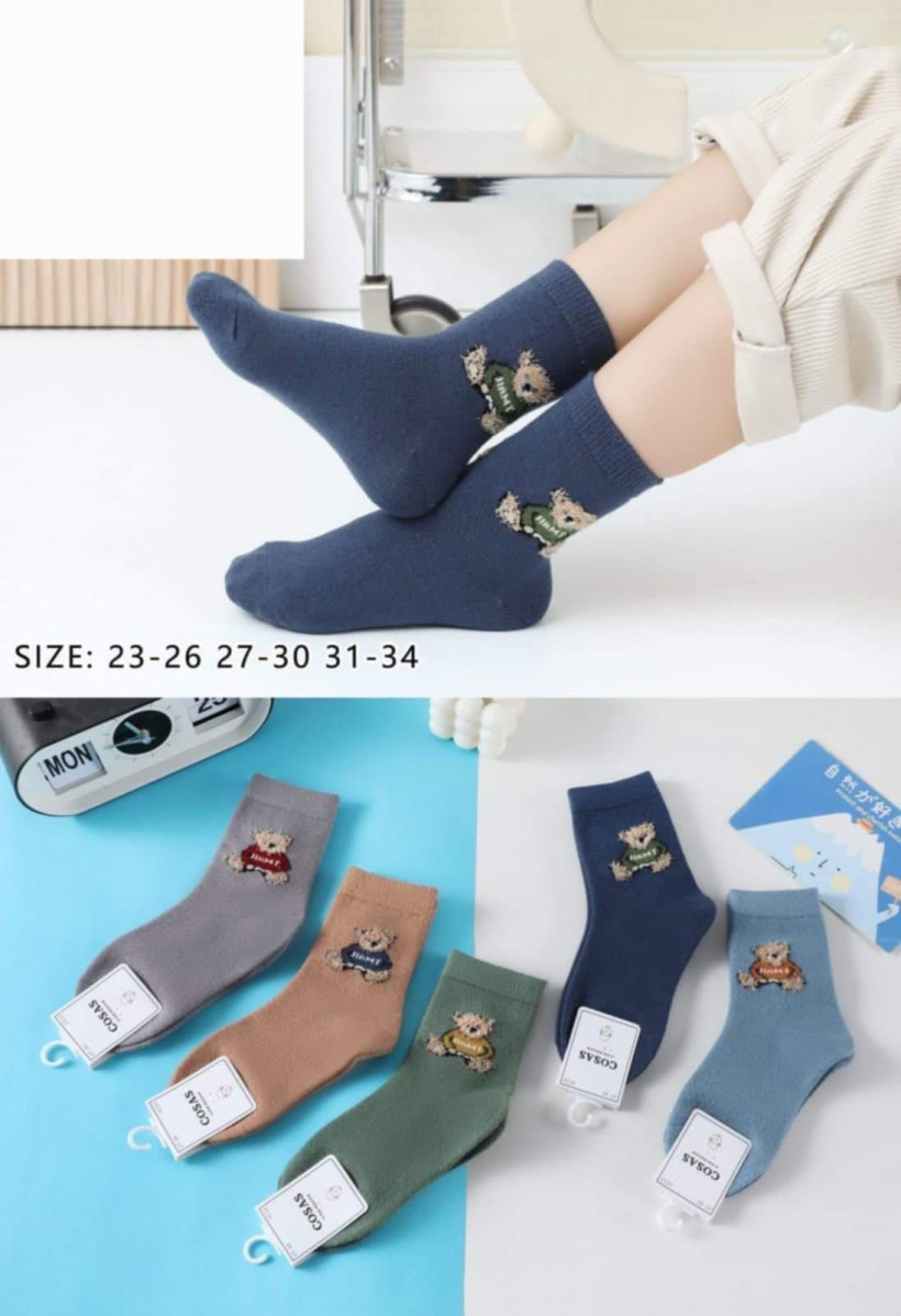 Skarpetki miś w sweterku