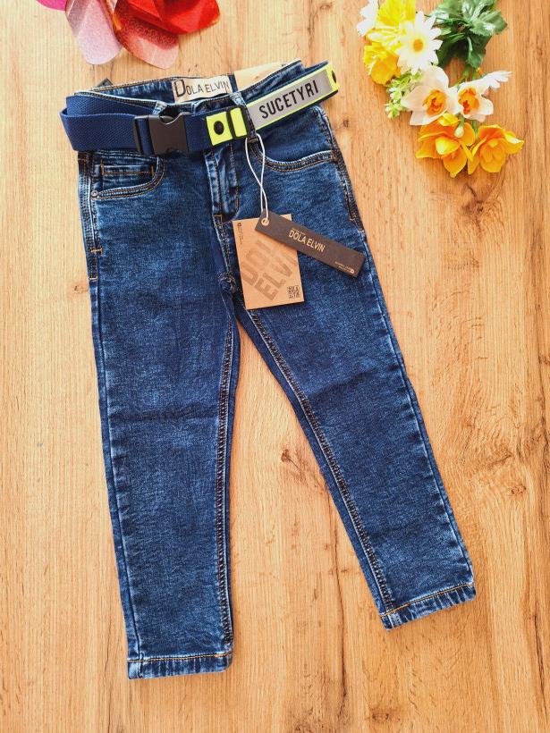 Spodnie jeans z paskiem "dola elvin"