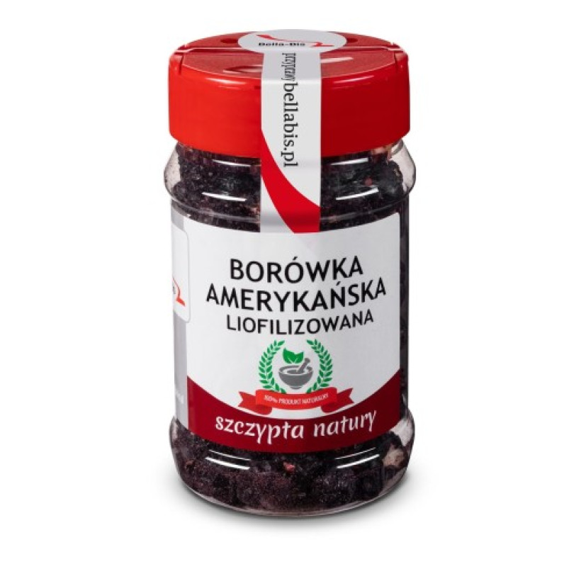 BORÓWKA AMERYKAŃSKA LIOFILIZOWANA- Słoik 40 g