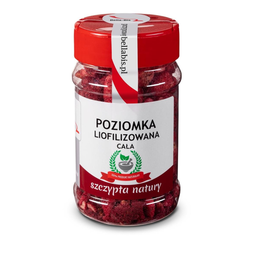 POZIOMKA CAŁA LIOFILIZOWANA - Słoik 20 g