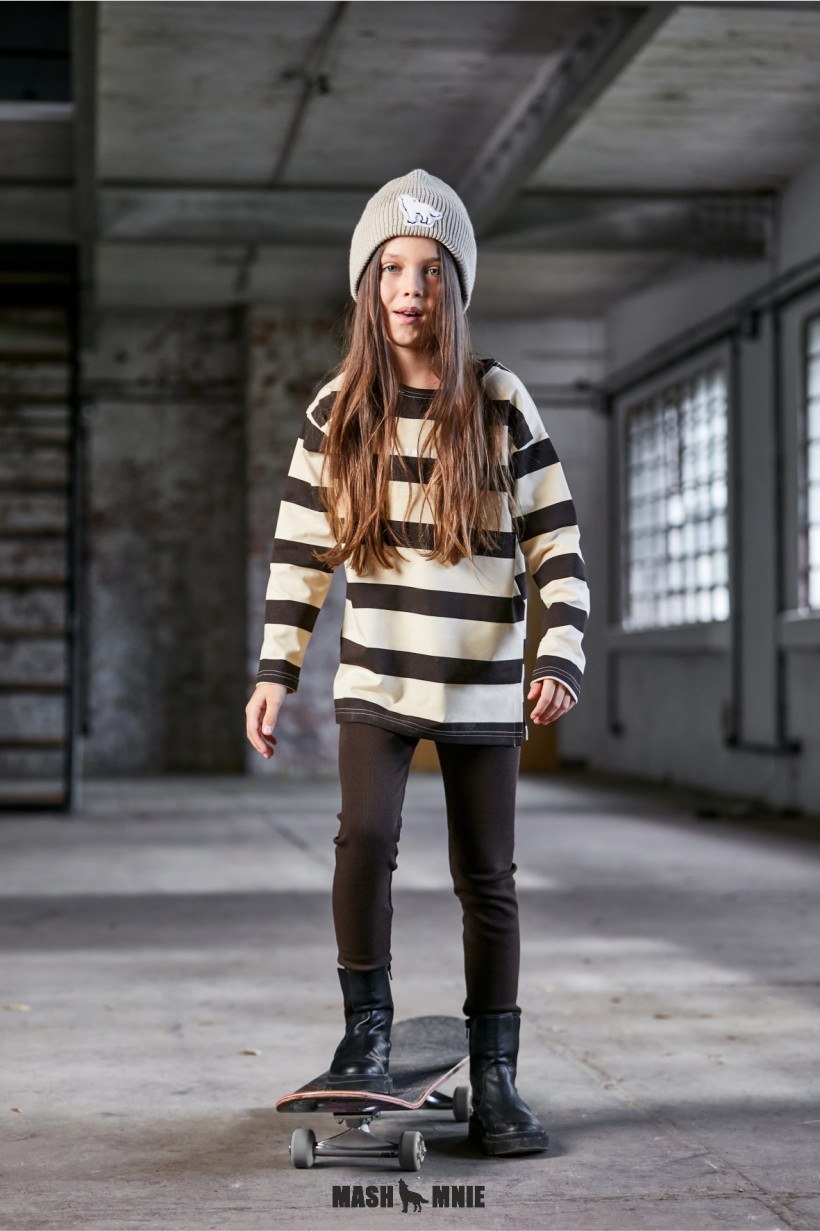 TUNIKA PASKI BRĄZOWO-BEŻOWE MASH MNIE