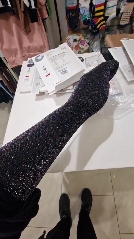 Rajstopy anielski pył czarne