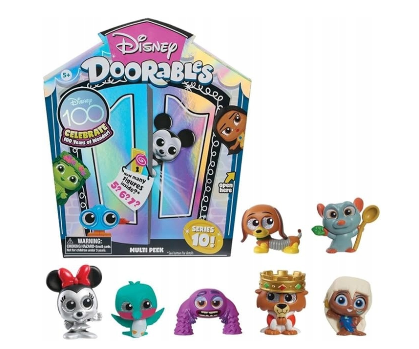 Zestaw figurek DOORABLES Disney Multi Peek Zabawki kolekcjonerskie z bajek