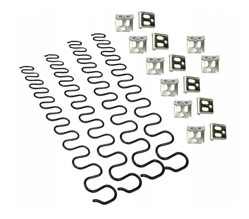 Sprężyny zastępcze do sofy, krzesła 4 szt. 50cm Zestaw naprawczy z klipsami