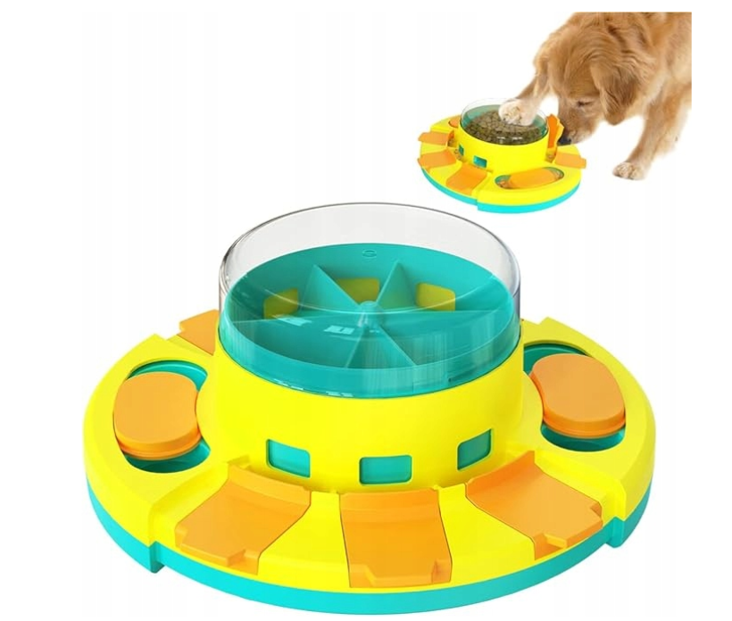 Inteligentna zabawka dla psa Edukacyjna Powolny karmnik Rozwój IQ dla psów