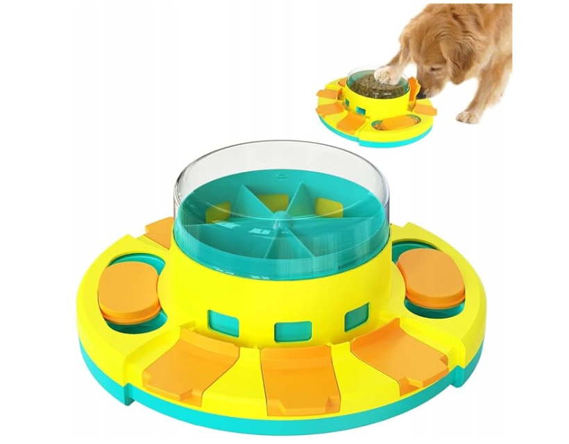 Inteligentna zabawka dla psa Edukacyjna Powolny karmnik Rozwój IQ dla psów