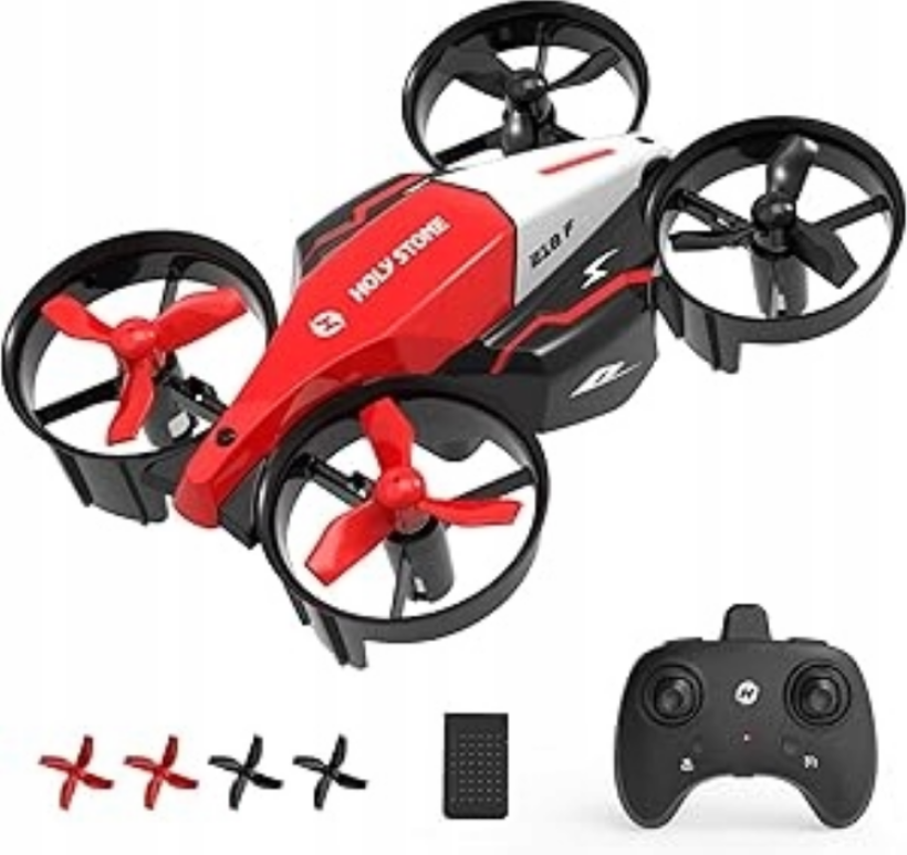 Mini Dron i Samochodzik 2w1Holy Stone HS210F dla dzieci LED 3D Flip