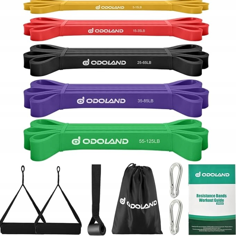 Taśmy Oporowe Treningowe do ćwiczeń - 5 poziomów Stretching Fitness Joga