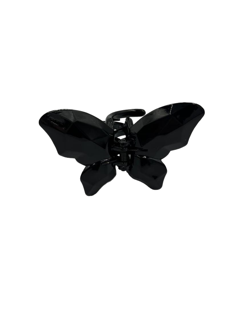 Klamra motyl czarna 