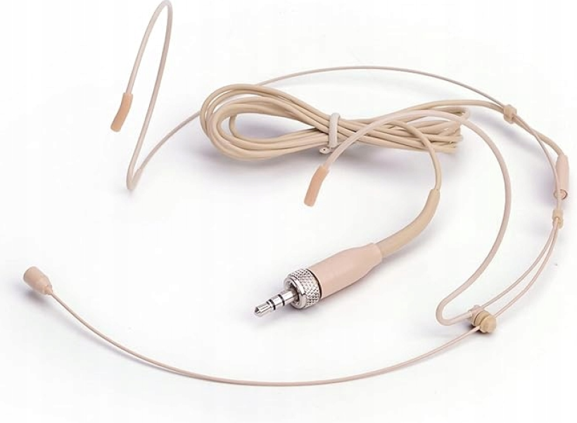 Profesjonalny Mikrofon Nagłowny Wielokierunkowy z Zaczepem na Ucho