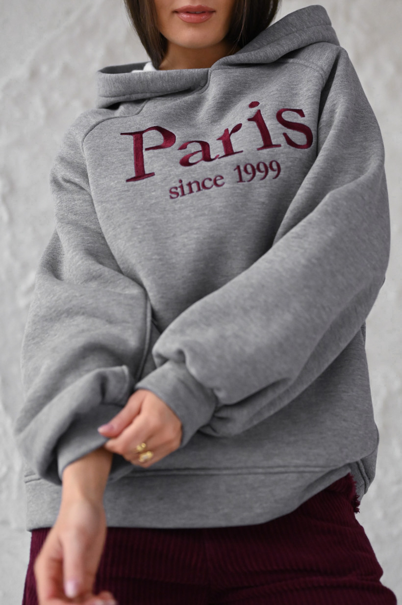 BLUZA KAPTUR "PARIS SINCE 1999"