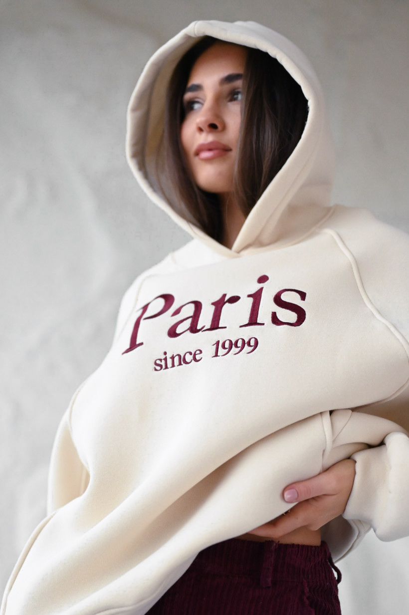 BLUZA KAPTUR "PARIS SINCE 1999"