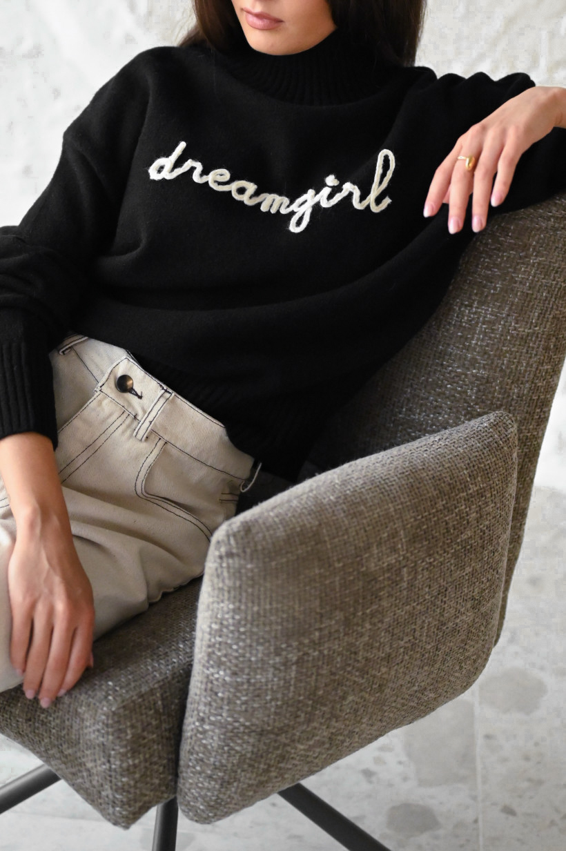 SWETER GOLF NAPIS "DREAMGIRL"