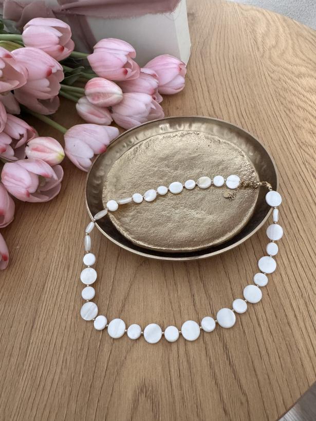 NASZYJNIK PEREŁKI NATURALNE